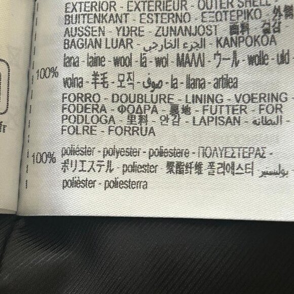 ZARA MAN 100% WOOL COAT LIMITED EDITION AW '23 SIZE L NEW WITH TAGS $229 - Picture 10 of 12